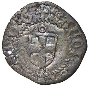 reverse: SAVOIA Carlo I (1482-1490) Forte IV tipo - MIR 247 MI (g 0,52) R. BB