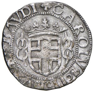 obverse: SAVOIA Carlo II (1504-1553) Aosta - Grosso 1553 - MIR 387b MI (g 1,97) NC. SPL+