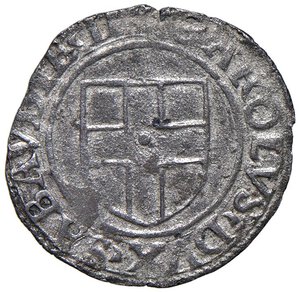 obverse: SAVOIA Carlo II (1504-1553) Parpagliola - MIR 394 MI (g 1,44) R. BB/qBB