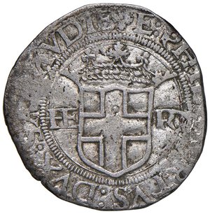 obverse: Emanuele Filiberto (1553-1580) 4 Grossi 1555 - MIR 518a MI (g 5,53) R. BB+