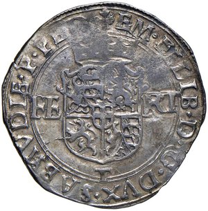 obverse: Emanuele Filiberto (1553-1580) Bianco 1573 Torino - MIR 520aa AG (g 4,96) NC. BB/BB+