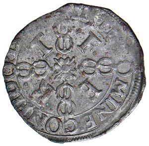 reverse: Emanuele Filiberto (1553-1580) Soldo III tipo - MIR 535 MI (g 1,27) NC. BB