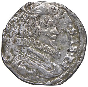 obverse: Carlo Emanuele I (1580-1630) Fiorino 1629 - MIR 652 AG/MI (g 4,57) R. BB