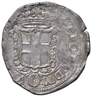 reverse: Carlo Emanuele I (1580-1630) Fiorino 1629 (?) - MIR 746 MI (g 4,34) Macchie. BB+