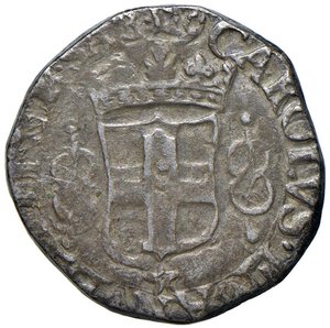 obverse: Carlo Emanuele I (1580-1630) 6 Soldi senza data (?) - MIR 735 MI (g 6,40) Nel MIR vengono riportati esemplari con millesimo 1628 e 1629 mentre senza millesimo viene riportata soltanto la variante già citata da Promis. Si tratta quindi di un esemplare da studiare ed approfondire, comunque di ottima qualità per la tipologia. BB