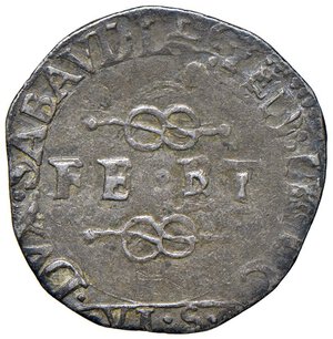 reverse: Carlo Emanuele I (1580-1630) 6 Soldi senza data (?) - MIR 735 MI (g 6,40) Nel MIR vengono riportati esemplari con millesimo 1628 e 1629 mentre senza millesimo viene riportata soltanto la variante già citata da Promis. Si tratta quindi di un esemplare da studiare ed approfondire, comunque di ottima qualità per la tipologia. BB