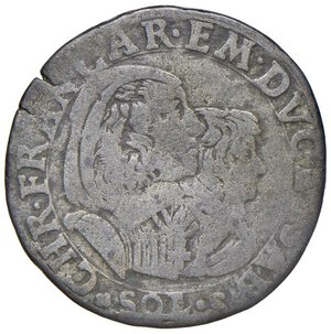 obverse: Carlo Emanuele II (1638-1675) 5 Soldi 1648  - MIR 762b MI (g 3,88) NC. MB