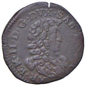 obverse: Carlo Emanuele II (1648-1676) 2 Denari 1664 - MIR 829a CU (g 2,27) R Di insolita  qualita  per la tipologia. BB-SPL