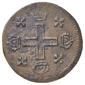 reverse: Vittorio Amedeo II (1713-1718) Soldo 1718 - MIR (nuova ed.) 997b MI (g 2,04) Di insolita conservazione per questo tipo di moneta. BB+