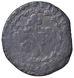 reverse: Vittorio Amedeo II, Duca (1680-1713) 2 1/2 Soldi 1691 - MIR 872a MI (g 3,50) NC. MB