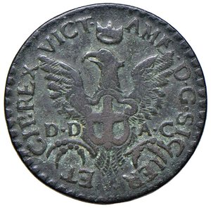 obverse: Vittorio Amedeo II (re di Sicilia, 1713-1718) Grano 1715 - MIR 1010 CU (g 5,36). BB