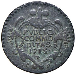 reverse: Vittorio Amedeo II (re di Sicilia, 1713-1718) Grano 1715 - MIR 1010 CU (g 5,36). BB