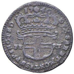 reverse: Carlo Emanuele III (1730-1755) 2,6 Soldi 1740 - Nomisma 53 MI (g 3,61) NC. BB+