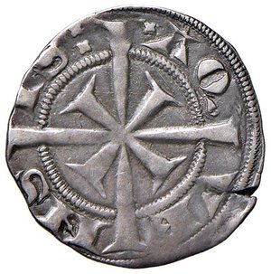 reverse: Acqui - Oddone Bellingeri (1305-1313) Grosso tirolino - D/ ODONVS EPISCOP ,aquila ad ali spiegate R/ AQ - VE -NS - IS, croci sovraposte - MIR 5 CNI 13 Ag 1,33 g RRR • Già di per sé rarissima è ancora più difficile da reperire in discrete condizioni.. BB-SPL