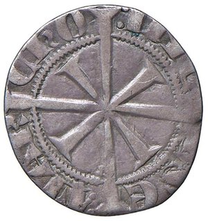 reverse: Incisa - Anonime dei marchesi (XIV sec.) Grosso tirolino - D/ OTO IMPERATOR, aquila ad ali spiegate R/ MAR - ChO - INC - ISE, croci sovraposte - MIR 660 CNI 7 Ag 1,04 g RRRR • Leggermente tosato. Di rarissima apparizione sul mercato.. BB