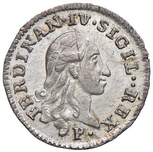 obverse: Napoli - Ferdinando IV di Borbone (1759-1816) Carlino da 10 Grana 1798 con variante dei due punti dopo la scritta SICIL al dritto  - D/ FERDINAN IV SICIL REX, busto del Re volto a destra; in esergo P R/ IN HOC SIGNO VINCES, croce cantonata da raggi, ai lati partendo da sinistra sigle M/A e P; in basso 1798 - MIR manca Gig. 110a Ag 2,32 g RR • Variante SICIL con due punti anzichè uno.. FDC