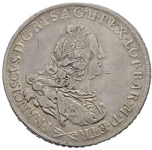 obverse: FIRENZE. Francesco II di Lorena (1737-1765). Francescone 1762. Ag (g 27,28). MIR 361/6. RR. BB+