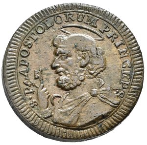 reverse: ROMA. Pio VI (1775-1799). Sampietrino da 2,5 baiocchi 1797. Cu (12,60 g). SPL