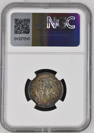 reverse: Regno d Italia. Vittorio Emanuele III (1900-1943). 1 lira 1915. Ag. In slab NGC - MS 62