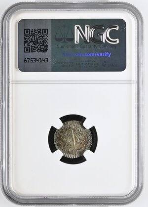 reverse: HAITI. 12 Centimes An 12 (1815). IN SLAB NGC - AU 58