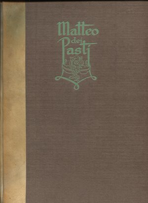 obverse: CALABI   Augusto – CORNAGGIA  Gianluigi. - . Matteo dei Pasti. La sua opera medaglistica distinta da quella degli anonimi riminesi del XV secolo in relazione dei medaglioni malatestiani - aggiunte le falsificazioni  Milano s.d. (1927?), pag. 145, tavv 37. Rilegatura  editoriale,  Ed. n° 32 di 300 esemplari ottimo stato, raro e importante lavoro. Modesti, 482. 