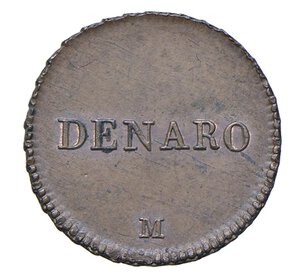 reverse:  REPUBBLICA ITALIANA  (1802-1805)  Denaro A II (1803)  M, Milano   Crippa 12   Cu   1,56 g   17 mm   • Ex Artemide XXIX/647   q.FDC  