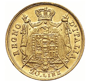 reverse: ITALIA - NAPOLEONE I, Imperatore  (1804-1814)  20 Lire 1809 