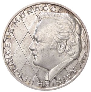 obverse: ESTERE - MONACO - Ranieri III (1949-2005) - Medaglia 1974 - XXV Anniversario del regno   (AG g. 40,38) Opus: Simon Ø 41. FDC