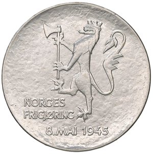 obverse: ESTERE - NORVEGIA - Olav V (1957-1991) - 200 Corone 1980 Kr. 425  AG. qFDC