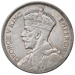 obverse: ESTERE - NUOVA ZELANDA - Giorgio V (1910-1936) - Fiorino 1934 Kr. 4  AG. qSPL/SPL