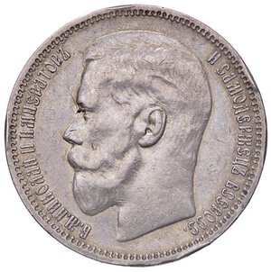 obverse: ESTERE - RUSSIA - Nicola II (1894-1917) - Rublo 1898 Kr. 59.2  AG Una stella sul bordo Colpetti. BB