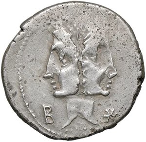 obverse: ROMANE REPUBBLICANE - FONTEIA - C. Fonteius (114-113 a.C.) - Denario B. 1; Cr. 290/1  (AG g. 4). BB