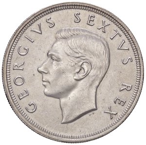 obverse: ESTERE - SUD AFRICA - Giorgio VI (1936-1952) - 5 Scellini 1948 Kr. 40.1  AG. SPL