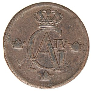 obverse: ESTERE - SVEZIA - Gustavo IV Adolfo (1792-1809) - Skilling 1805 Kr. 566  CU. BB+