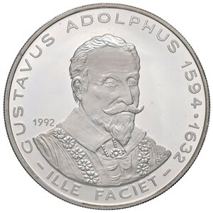 obverse: ESTERE - SVEZIA - Carlo XVI (1973) - 20 Ecu 1992   AG. FS