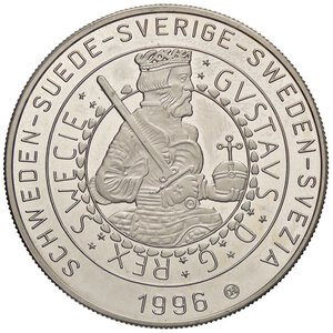 obverse: ESTERE - SVEZIA - Carlo XVI (1973) - 5 Euro 1996   NI. FS