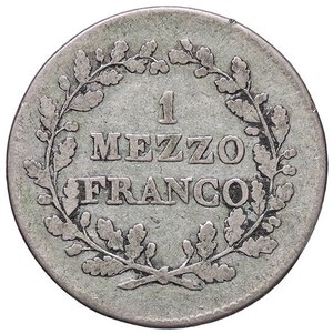 reverse: ESTERE - SVIZZERA - TICINO  - Mezzo franco 1835 Kr. 8  AG. meglio di MB