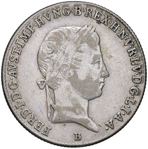 obverse: ESTERE - UNGHERIA - Ferdinando I (1835-1848) - 10 Krajczar 1848 Kr. 421  AG. BB