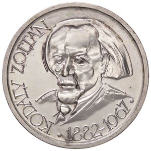 obverse: ESTERE - UNGHERIA - Repubblica  - 100 Fiorini 1967 Kr. 579  AG. qFDC