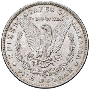 reverse: ESTERE - U.S.A.  - Dollaro 1883 O - Morgan Kr. 110  AG. SPL+/qFDC