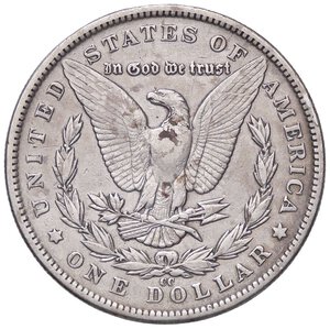 reverse: ESTERE - U.S.A.  - Dollaro 1890 CC - Morgan Kr. 110 R AG. BB