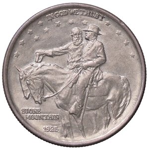 obverse: ESTERE - U.S.A.  - Mezzo dollaro 1925 - Stone Mountain Kr. 157  AG. SPL+