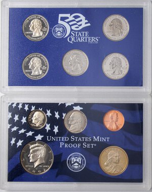 obverse: ESTERE - U.S.A.  - Serie 2002   NI-OT-CU 10 valori in confezione. FS