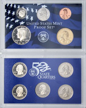 obverse: ESTERE - U.S.A.  - Serie 2003   NI-OT-CU 10 valori in confezione. FS