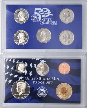 obverse: ESTERE - U.S.A.  - Serie 2006   NI-OT-CU 10 valori in confezione. FS