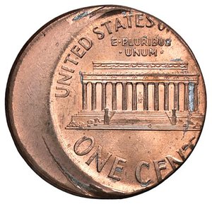 reverse: ESTERE - U.S.A.  - Cent   CU Conio decentrato Rame rosso. FDC