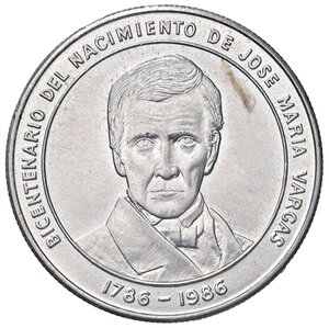 obverse: ESTERE - VENEZUELA - Repubblica (1823) - 100 Bolivares 1986   AG. qFDC