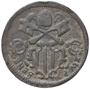 obverse: Rame Pontificio da Benedetto XIV (Gubbio e Ravenna), parte IV - GUBBIO - Benedetto XIV (1740-1758) - Baiocco 1751 Munt. 455  CU. qBB