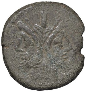 obverse: ROMANE REPUBBLICANE - MATIENA - Matienus (179-170 a.C.) - Asse Cr. 162/3  (AE g. 22,8). meglio di MB