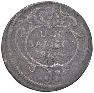 reverse: Rame Pontificio da Benedetto XIV (Gubbio e Ravenna), parte IV - RAVENNA - Benedetto XIV (1740-1758) - Baiocco Munt. 573; DV 130 RRR CU. meglio di MB